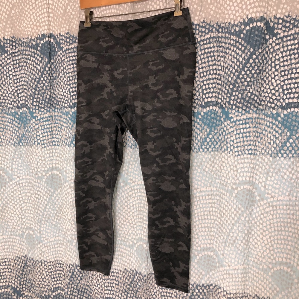 Fabletics Camo PowerHold Crop Leggings